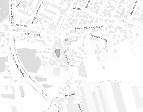 Mapa z adresem organizacji