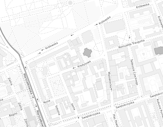 Mapa z adresem organizacji