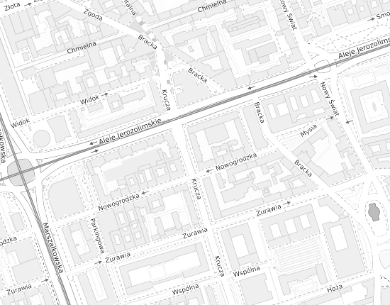 Mapa z adresem organizacji