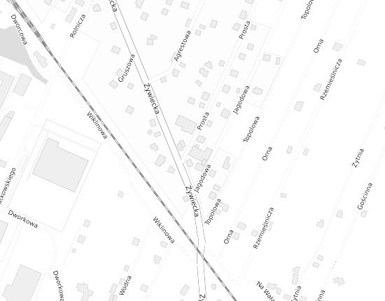 Mapa z adresem organizacji
