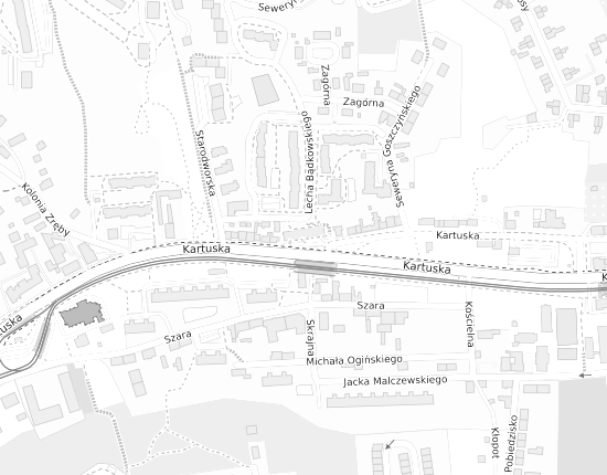 Mapa z adresem organizacji