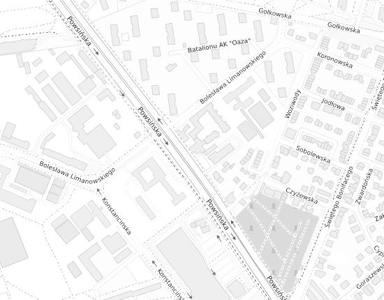 Mapa z adresem organizacji