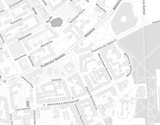 Mapa z adresem organizacji