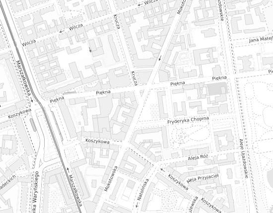 Mapa z adresem organizacji