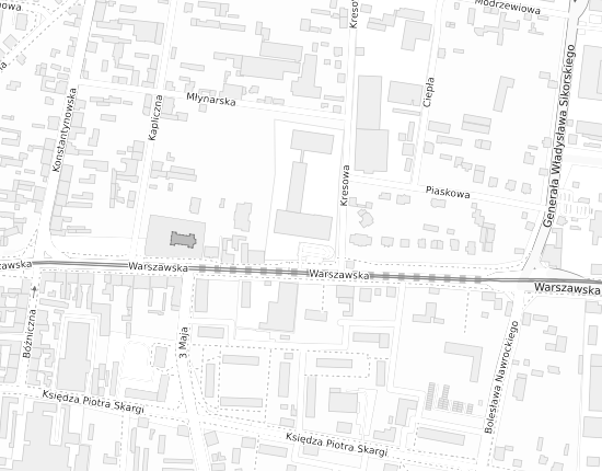 Mapa z adresem organizacji