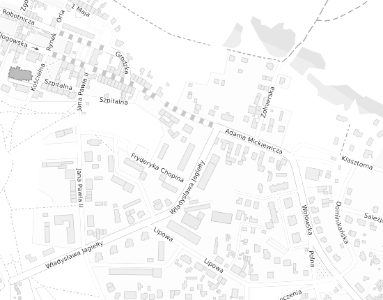 Mapa z adresem organizacji