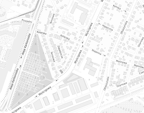 Mapa z adresem organizacji
