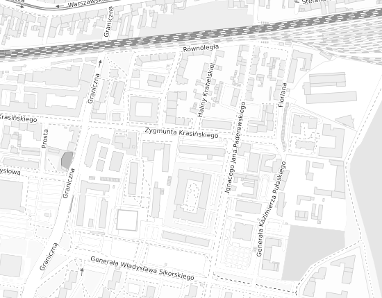 Mapa z adresem organizacji