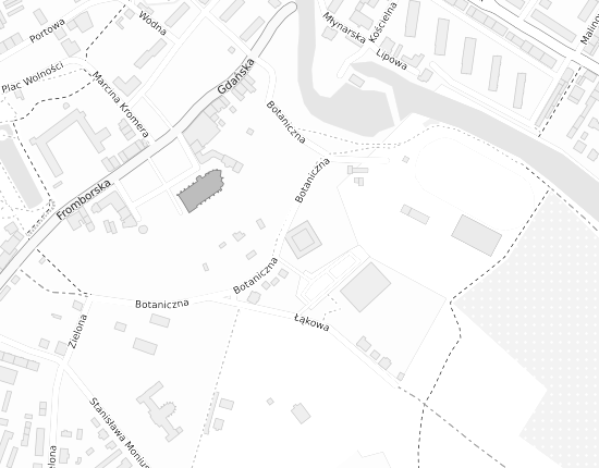 Mapa z adresem organizacji