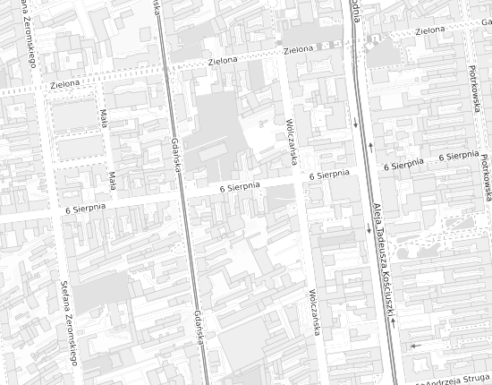 Mapa z adresem organizacji