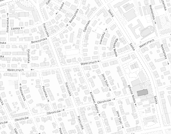 Mapa z adresem organizacji