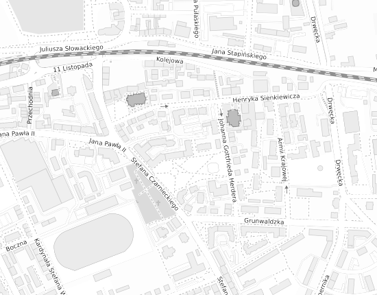 Mapa z adresem organizacji
