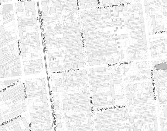 Mapa z adresem organizacji