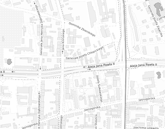 Mapa z adresem organizacji