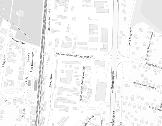 Mapa z adresem organizacji