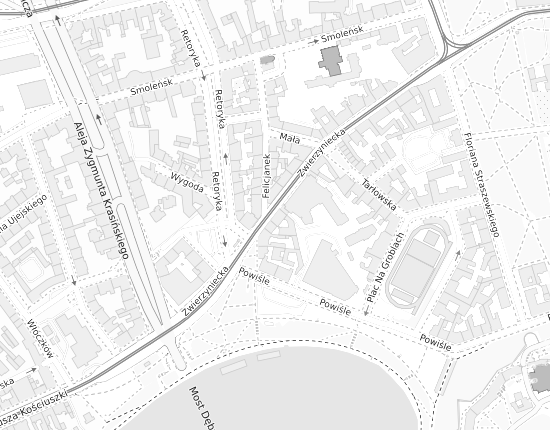 Mapa z adresem organizacji