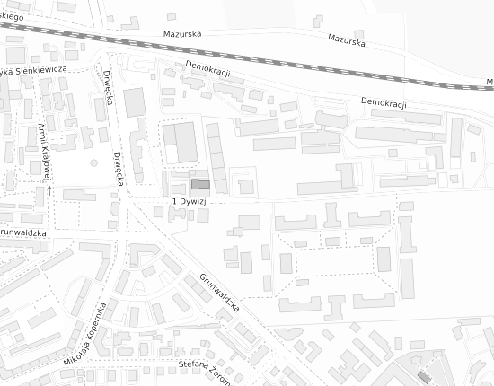 Mapa z adresem organizacji