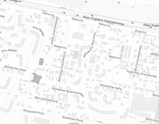 Mapa z adresem organizacji