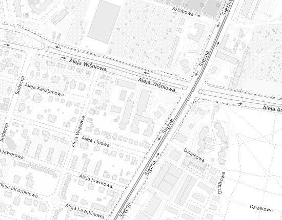 Mapa z adresem organizacji