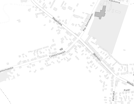 Mapa z adresem organizacji