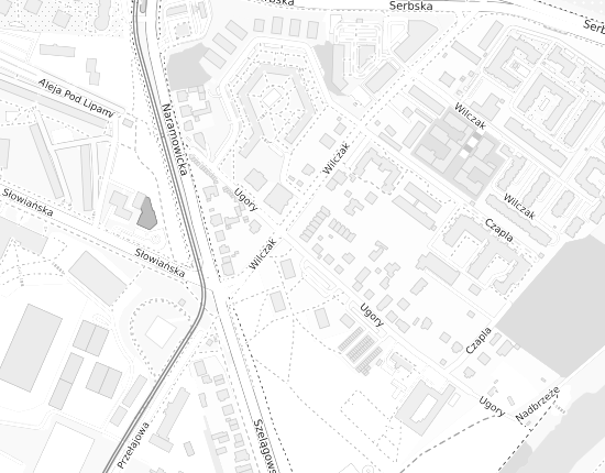 Mapa z adresem organizacji