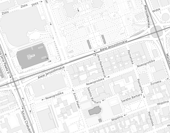 Mapa z adresem organizacji