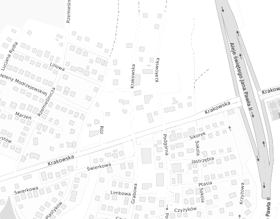 Mapa z adresem organizacji