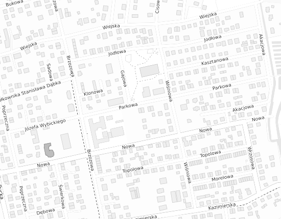 Mapa z adresem organizacji