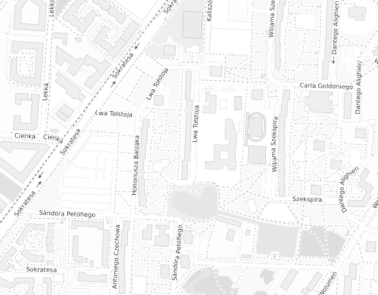Mapa z adresem organizacji