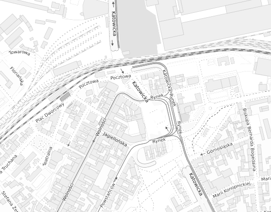 Mapa z adresem organizacji