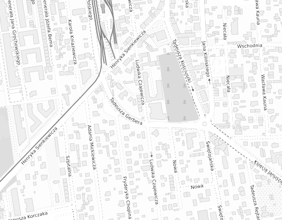 Mapa z adresem organizacji
