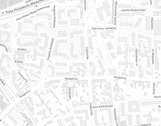 Mapa z adresem organizacji