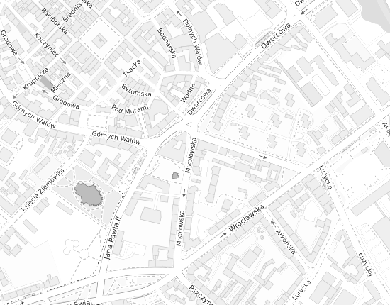 Mapa z adresem organizacji