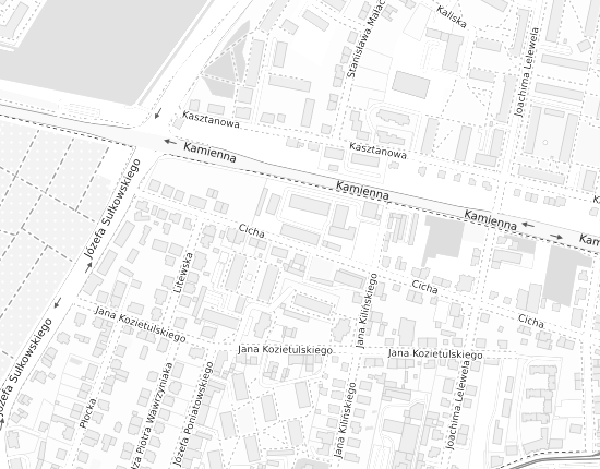Mapa z adresem organizacji