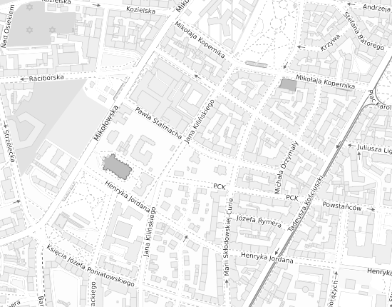 Mapa z adresem organizacji