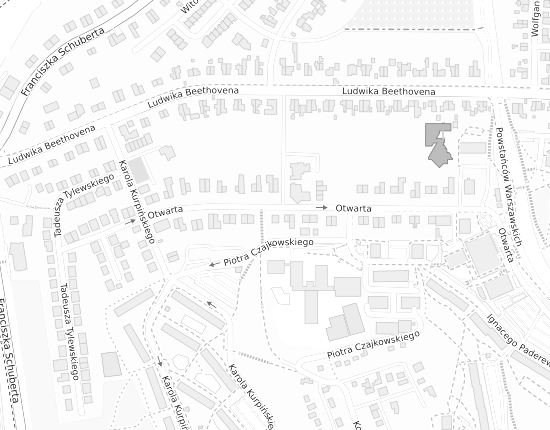 Mapa z adresem organizacji