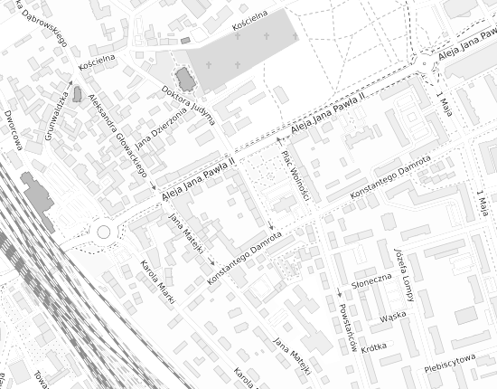 Mapa z adresem organizacji