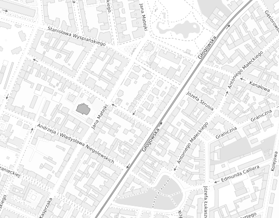 Mapa z adresem organizacji