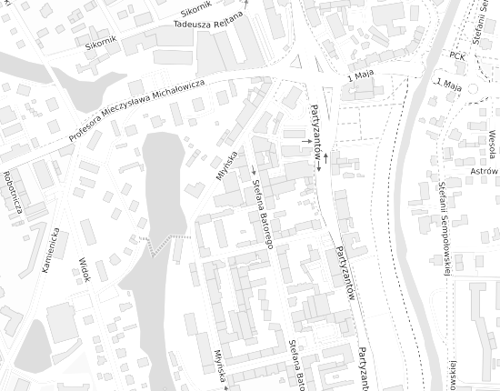 Mapa z adresem organizacji