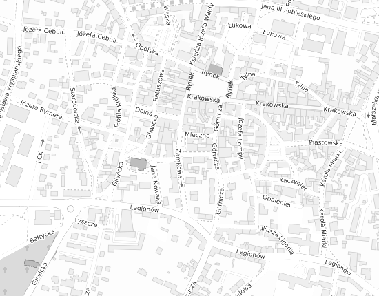 Mapa z adresem organizacji