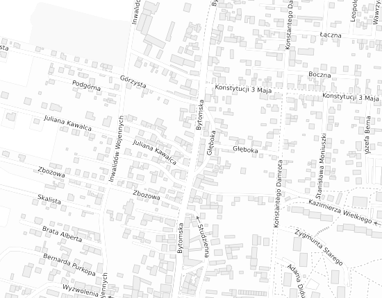 Mapa z adresem organizacji