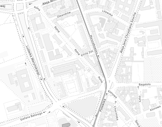 Mapa z adresem organizacji