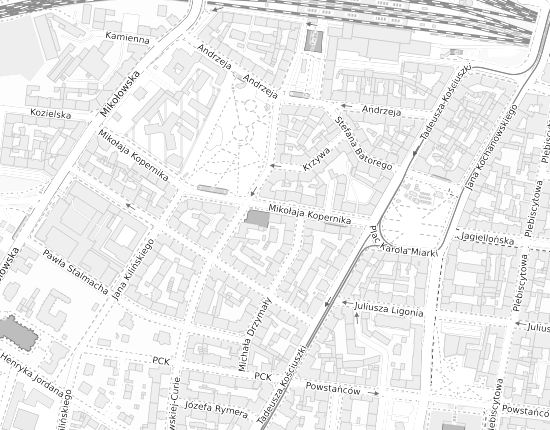 Mapa z adresem organizacji