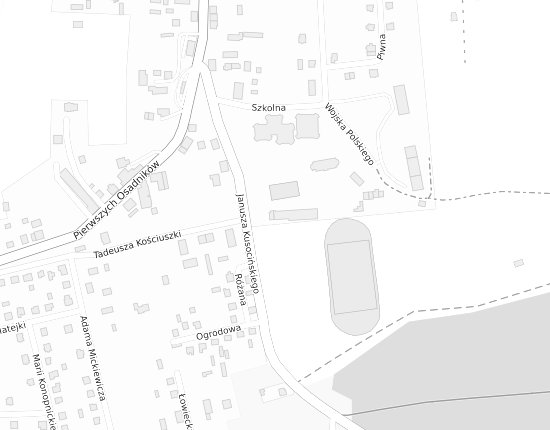 Mapa z adresem organizacji