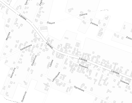 Mapa z adresem organizacji