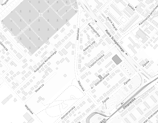 Mapa z adresem organizacji