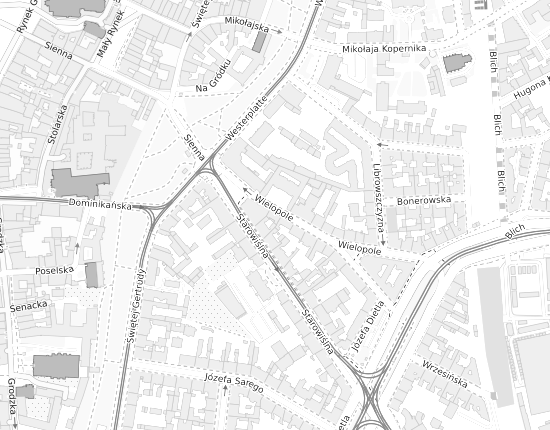Mapa z adresem organizacji