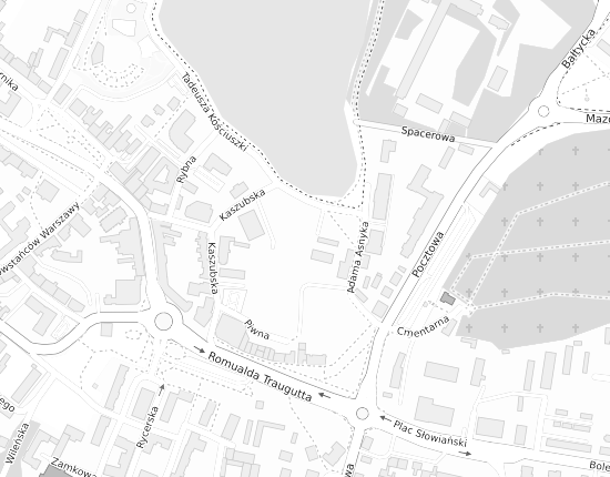 Mapa z adresem organizacji