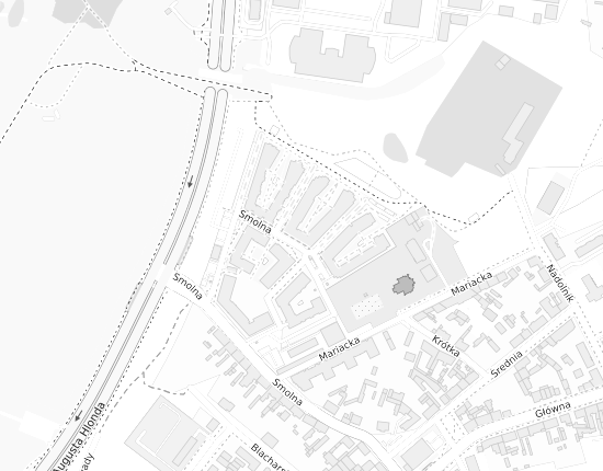 Mapa z adresem organizacji