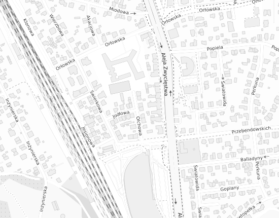Mapa z adresem organizacji